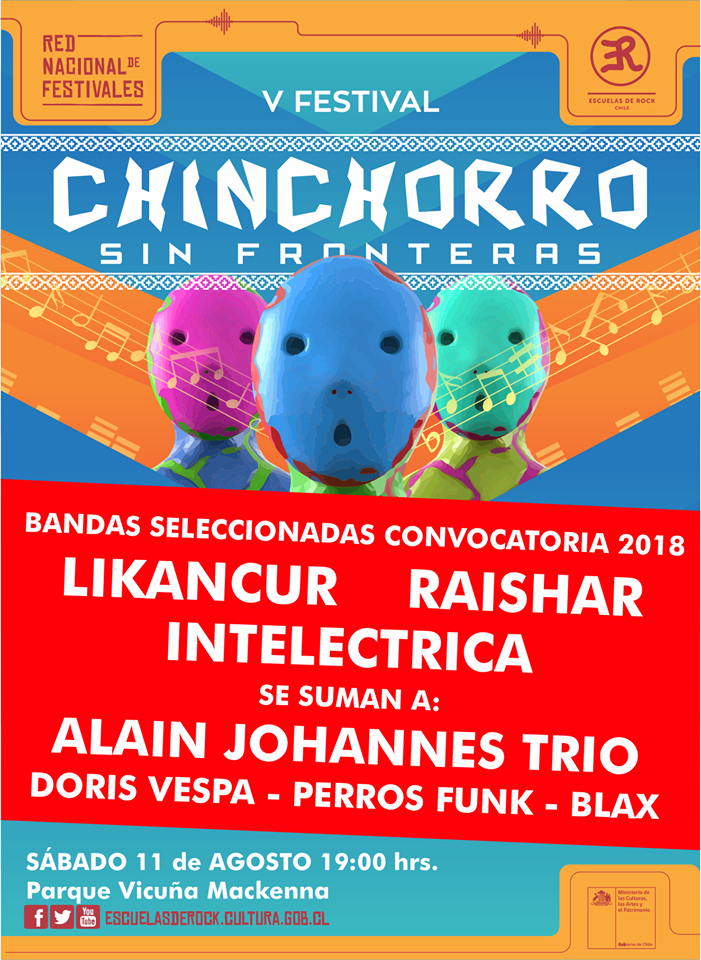 Arica, Festival Chinchorro Sin Fronteras 2018, Sábado 11 de Agosto.