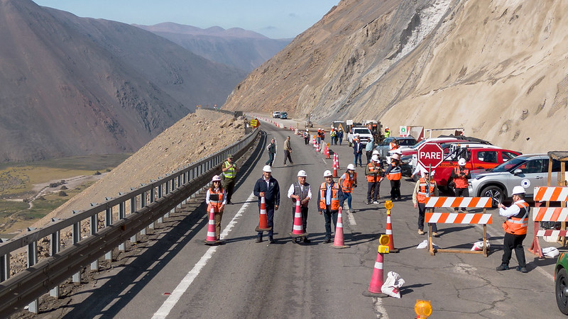 Ruta 5 en Arica vuelve a operar las 24 horas tras trabajos por deslizamientos en Cuesta Chinchorro