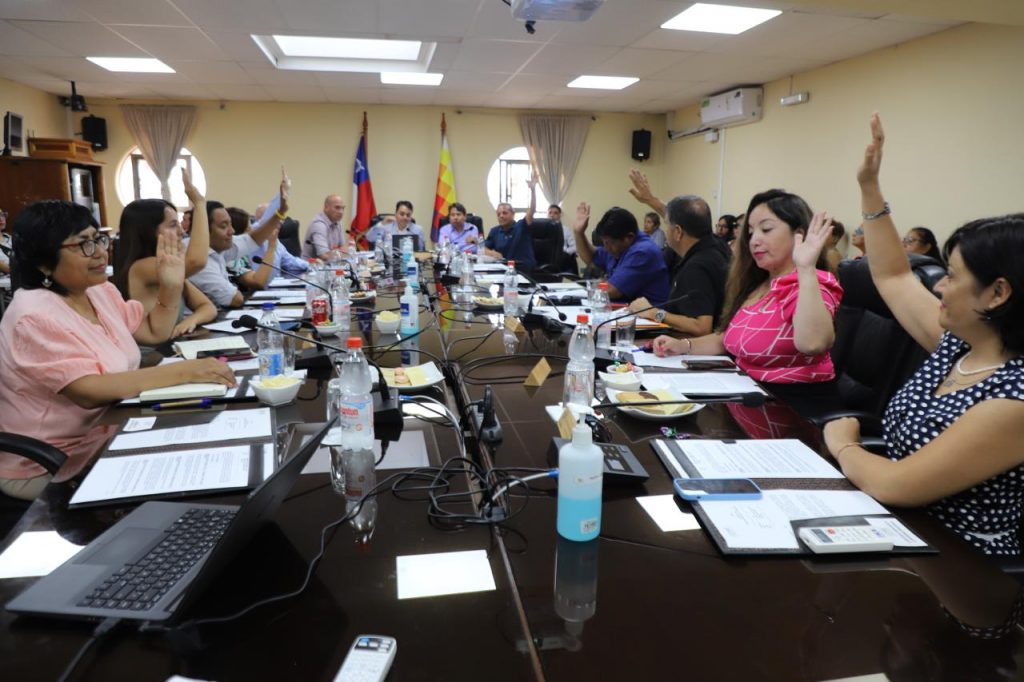 onsejo Regional de Arica y Parinacota aprobó la pavimentación de 104 mil 861 metros cuadrados