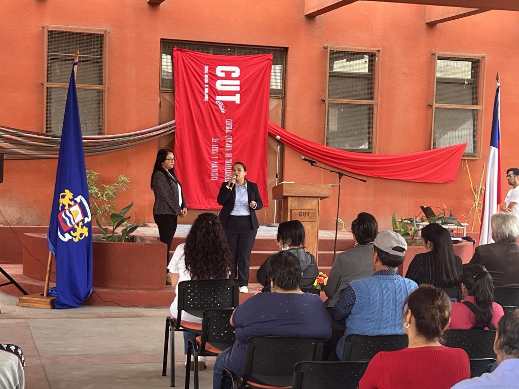Acto conmemorativo del “1 de mayo, Día del Trabajo” reunió a trabajadores y trabajadoras que celebraron los avances en materias laborales